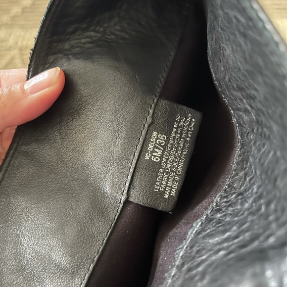 VINCE CAMUTO - Black Knee high LEATHER BOOTS - 6M - Picture 10 of 10